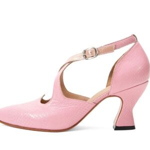 John Fluevog Poser Lisa Marie ELEGANT CROSS-STRAP HEEL